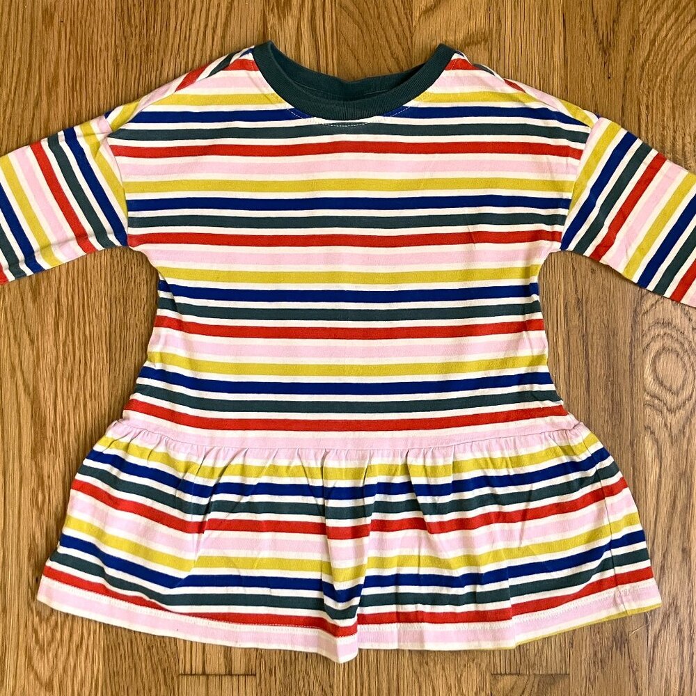 Hanna Andersson Toddler Girls Dress 2T Striped